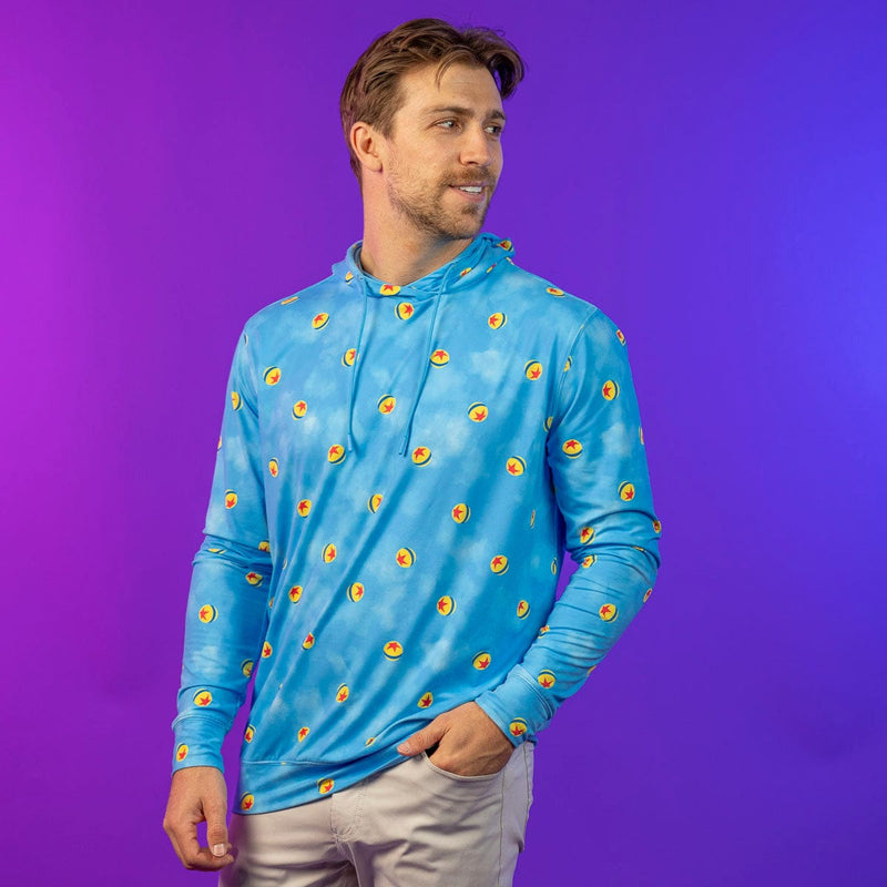RSVLTS Pixar Ball Performance Hoodie in Blue — detail 2