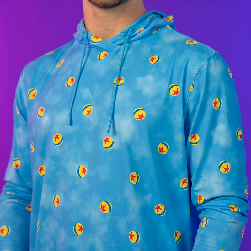 RSVLTS Pixar Ball Performance Hoodie in Blue — detail 3