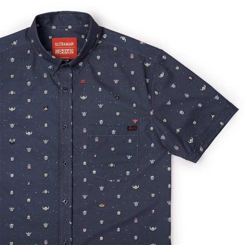 RSVLTS Lil Ultras KUNUFLEX Short Sleeve Shirt in Gray — detail 2