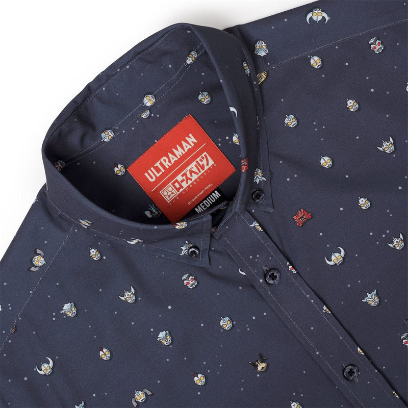RSVLTS Lil Ultras KUNUFLEX Short Sleeve Shirt in Gray — detail 5