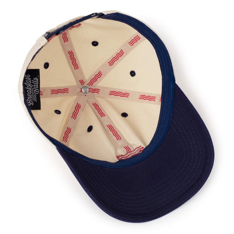 RSVLTS Bacon Waves Dad Hat in Blue — detail 3