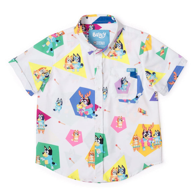 RSVLTS Magic Xylophone Preschool KUNUFLEX Short Sleeve Shirt in Multicolor — detail 2