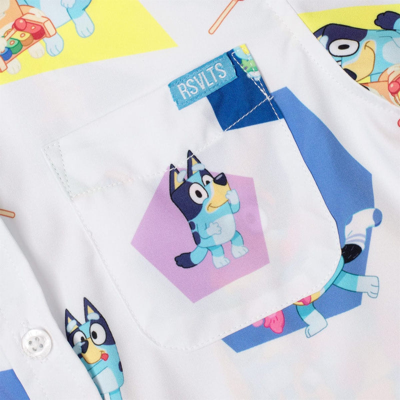 RSVLTS Magic Xylophone Preschool KUNUFLEX Short Sleeve Shirt in Multicolor — detail 3