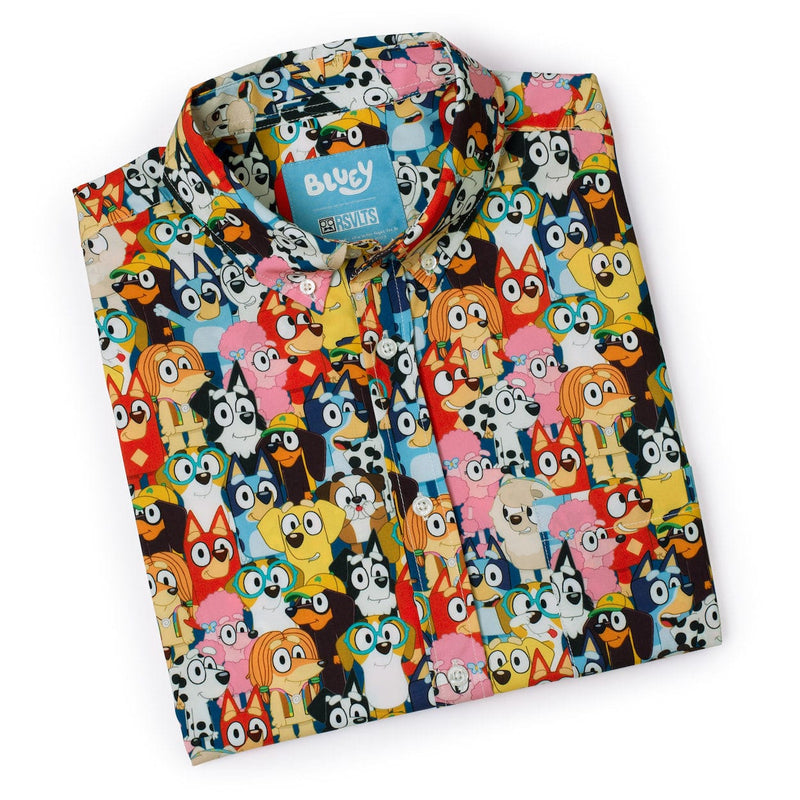 RSVLTS Primary Pals KUNUFLEX Short Sleeve Shirt in Multicolor — detail 4