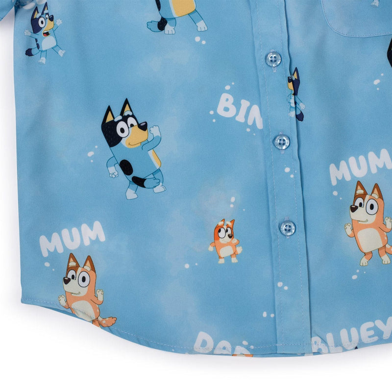 RSVLTS Meet the Heelers Preschool KUNUFLEX Short Sleeve Shirt in Blue — detail 4