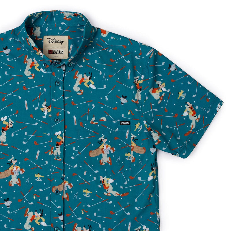 RSVLTS Goofy Golf KUNUFLEX Short Sleeve Shirt in Blue — detail 2