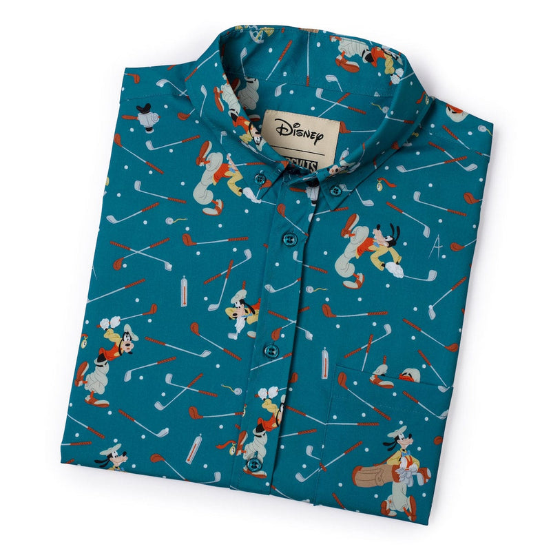 RSVLTS Goofy Golf KUNUFLEX Short Sleeve Shirt in Blue — detail 8