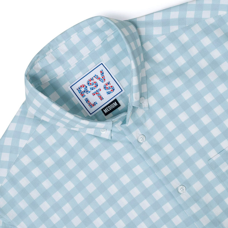 RSVLTS Country Kitchen KUNUFLEX Short Sleeve Shirt in Blue — detail 5