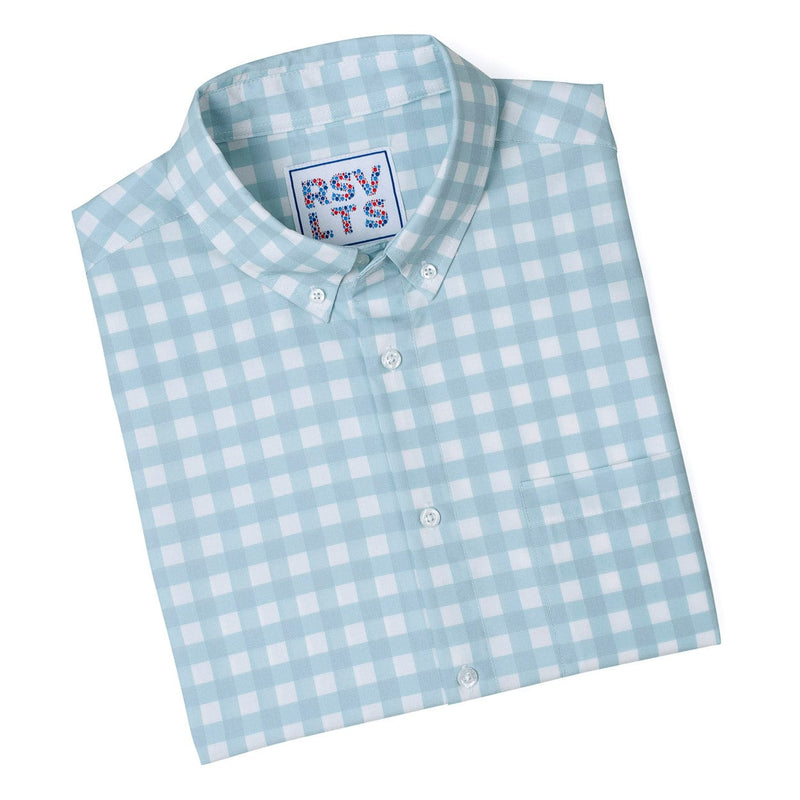 RSVLTS Country Kitchen KUNUFLEX Short Sleeve Shirt in Blue — detail 7