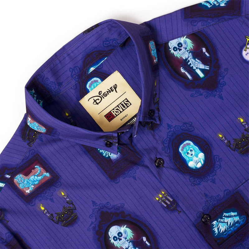 RSVLTS Ghostly Gallery KUNUFLEX Short Sleeve Shirt in Purple — detail 3