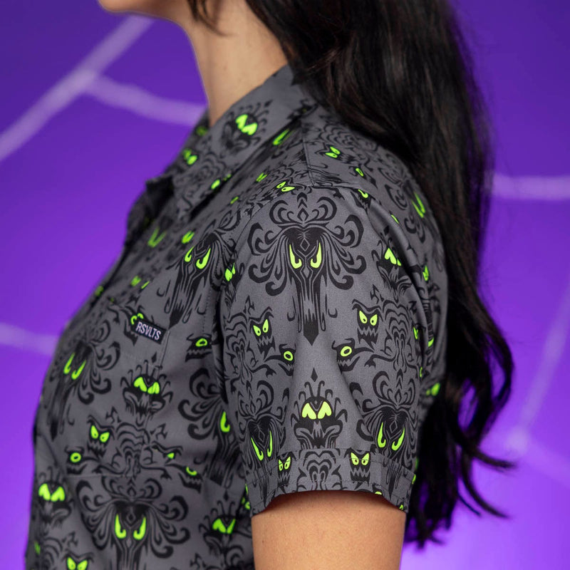 RSVLTS Wall Creeps Women's KUNUFLEX Short Sleeve Shirt — detail 3