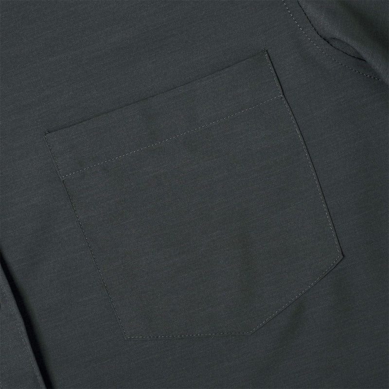 RSVLTS Blackened Pearl KUNUFLEX Short Sleeve Shirt in Black — detail 6