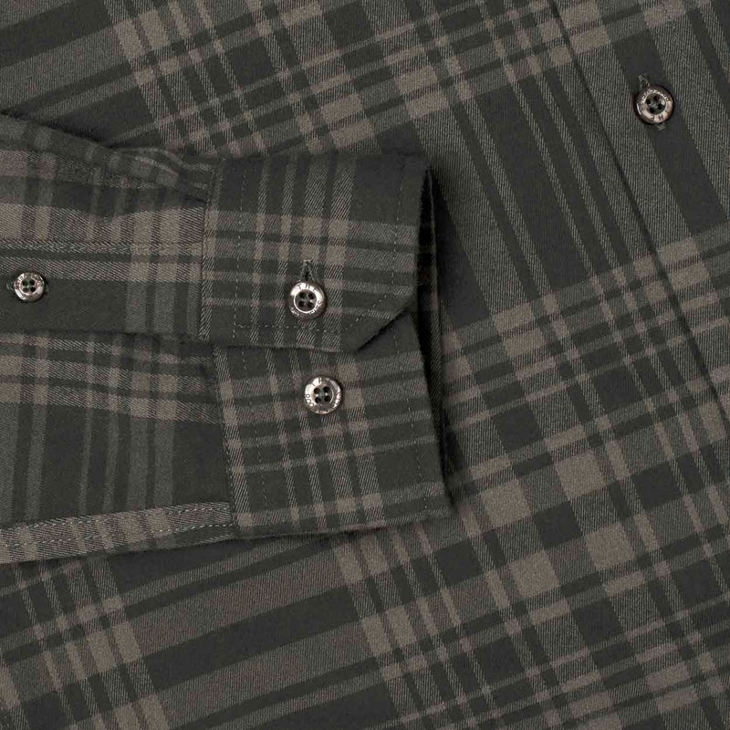 RSVLTS Worth Fighting For BorlandFlex Long Sleeve Flannel (2024 Fit) in Black — detail 7