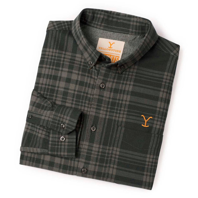 RSVLTS Worth Fighting For BorlandFlex Long Sleeve Flannel (2024 Fit) in Black — detail 9