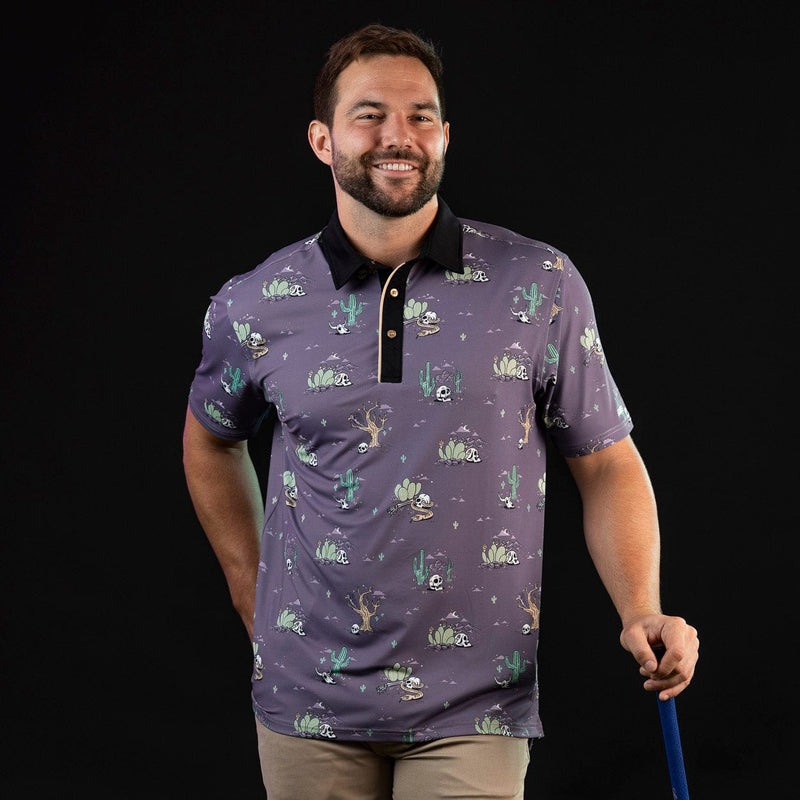RSVLTS Skullin' It All-Day Polo in Black — detail 2