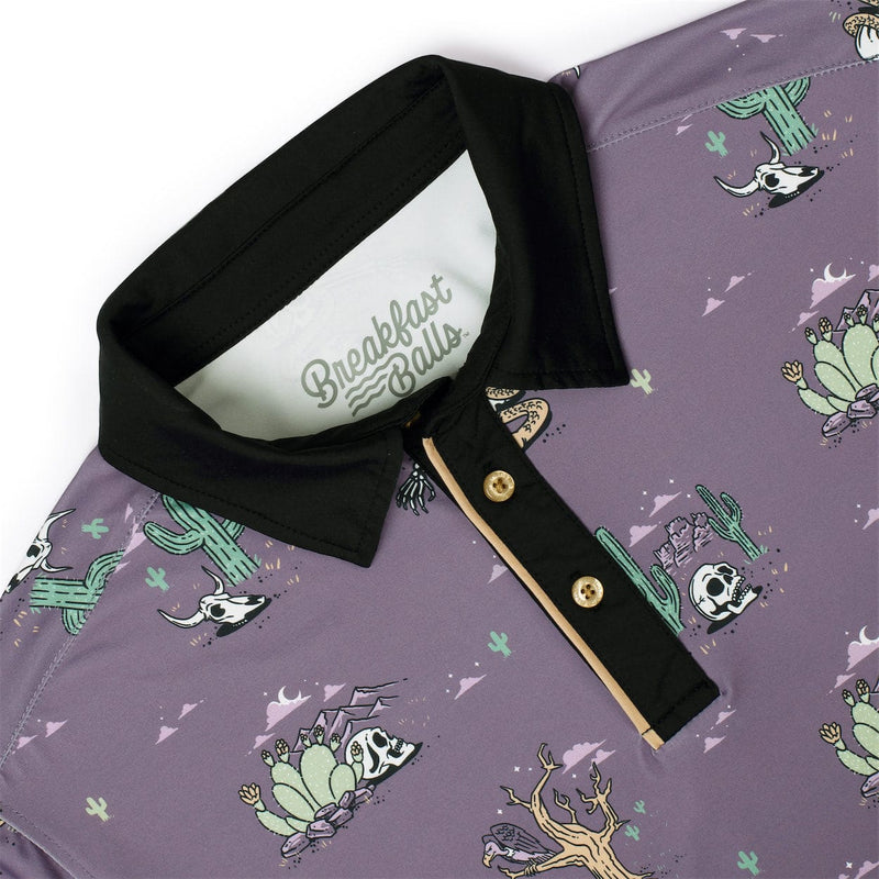 RSVLTS Skullin' It All-Day Polo in Black — detail 3