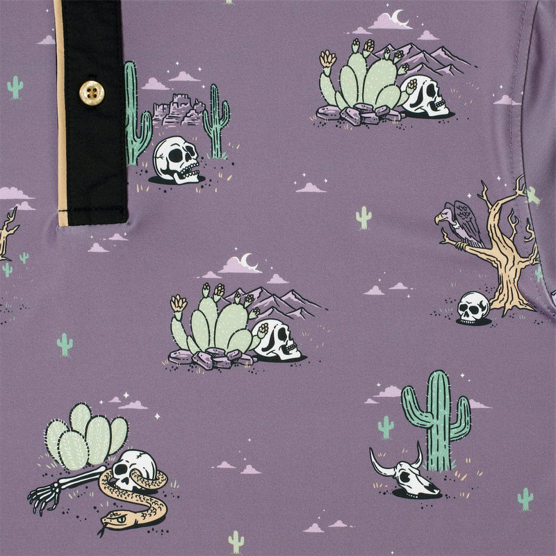 RSVLTS Skullin' It All-Day Polo in Black — detail 4