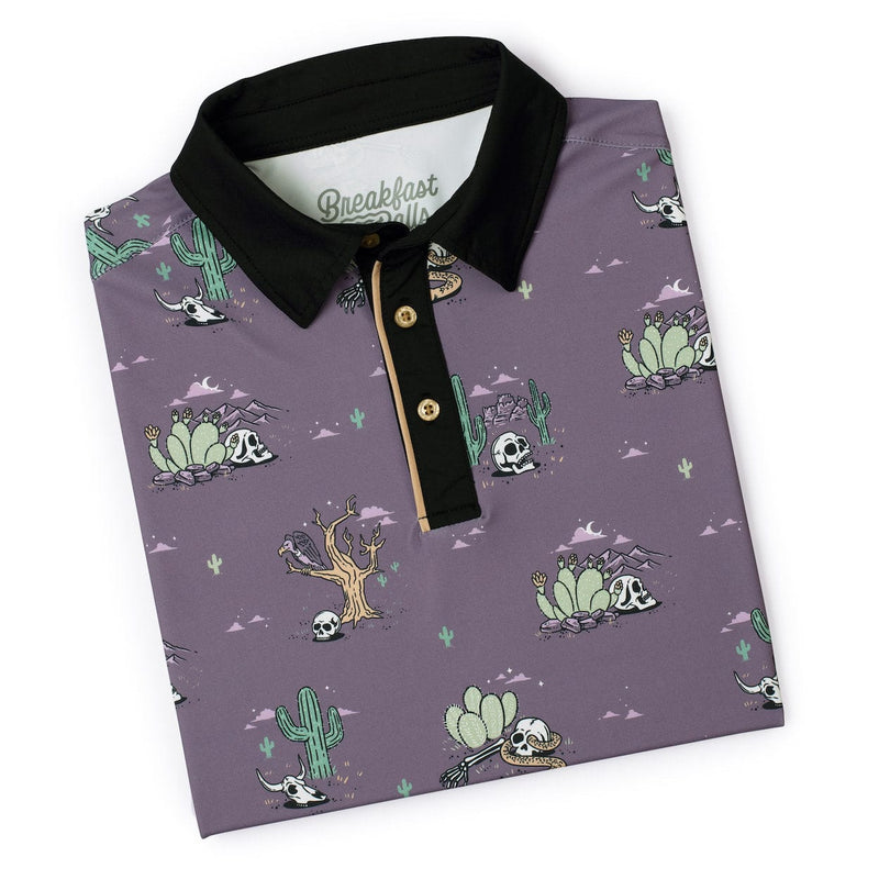 RSVLTS Skullin' It All-Day Polo in Black — detail 6