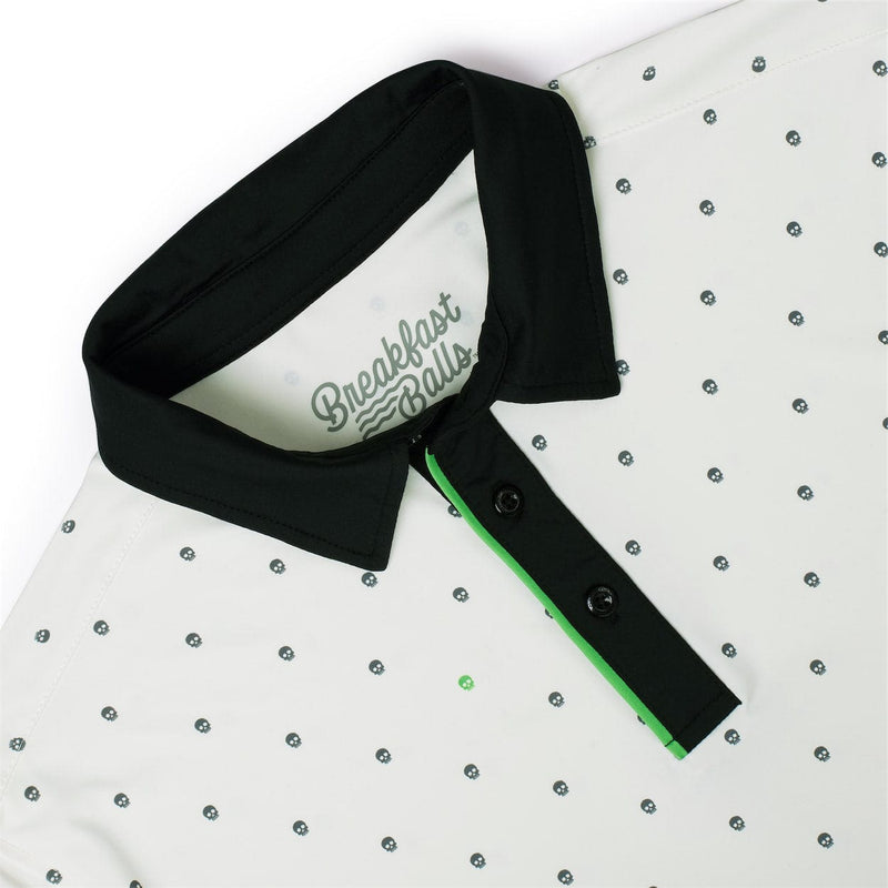 RSVLTS Lil Boneheads All-Day Polo in White — detail 3