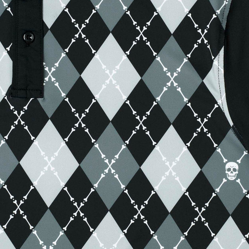 RSVLTS See You at tha Crossbones All-Day Polo in Black — detail 4
