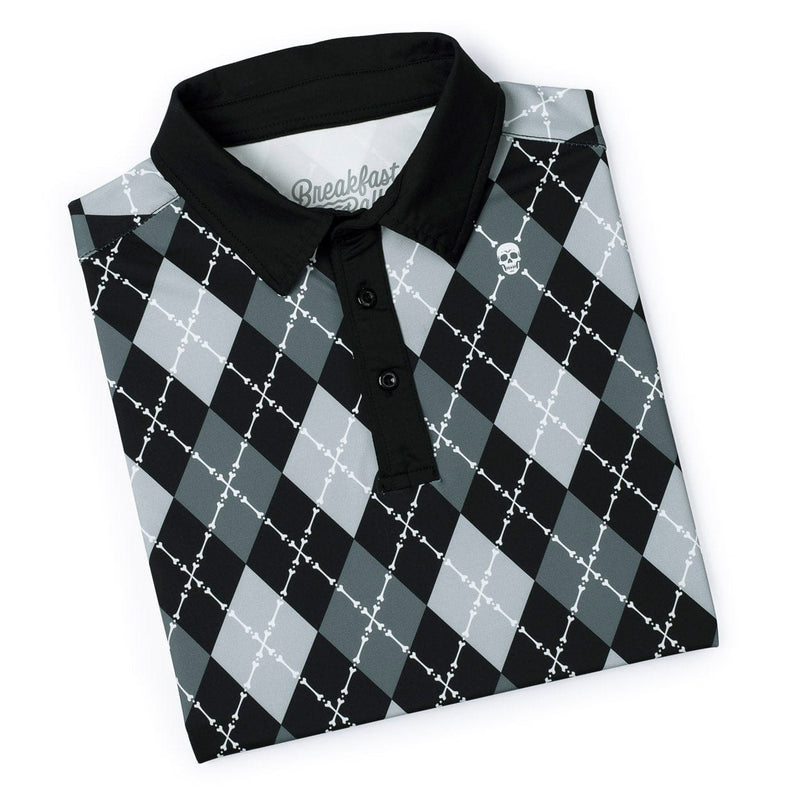 RSVLTS See You at tha Crossbones All-Day Polo in Black — detail 6