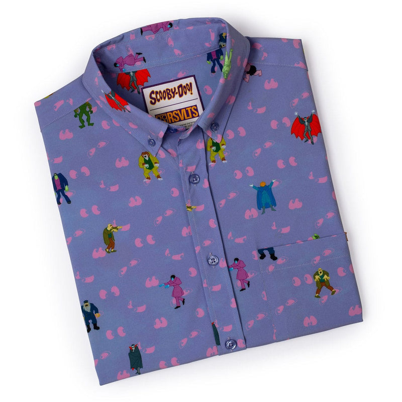 RSVLTS Scoob, Run! KUNUFLEX Short Sleeve Shirt in Purple — detail 7