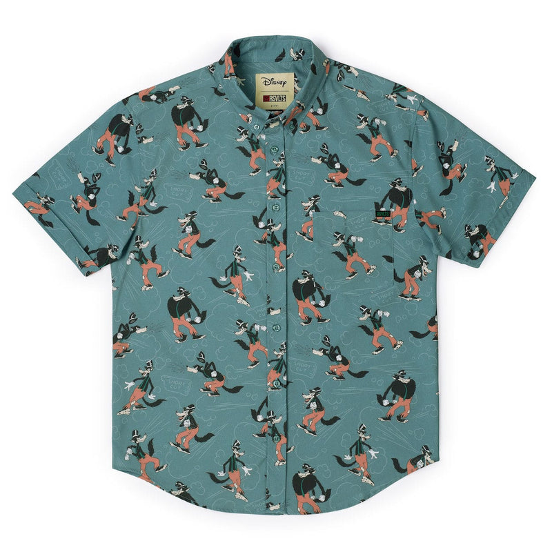 RSVLTS Huffin’ and Puffin’ KUNUFLEX Short Sleeve Shirt in Blue — detail 4