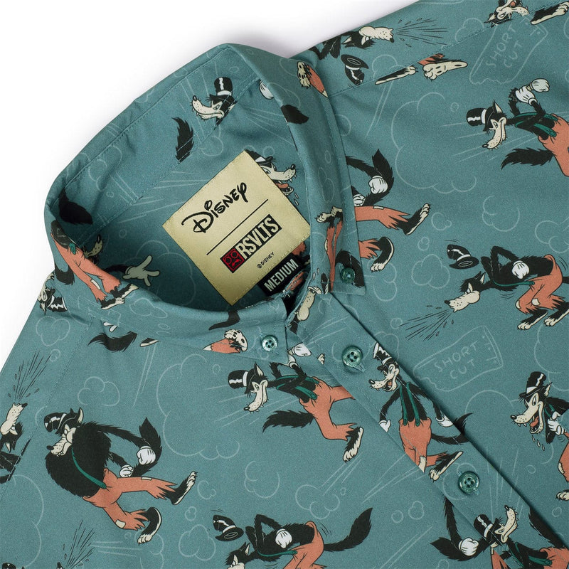 RSVLTS Huffin’ and Puffin’ KUNUFLEX Short Sleeve Shirt in Blue — detail 5
