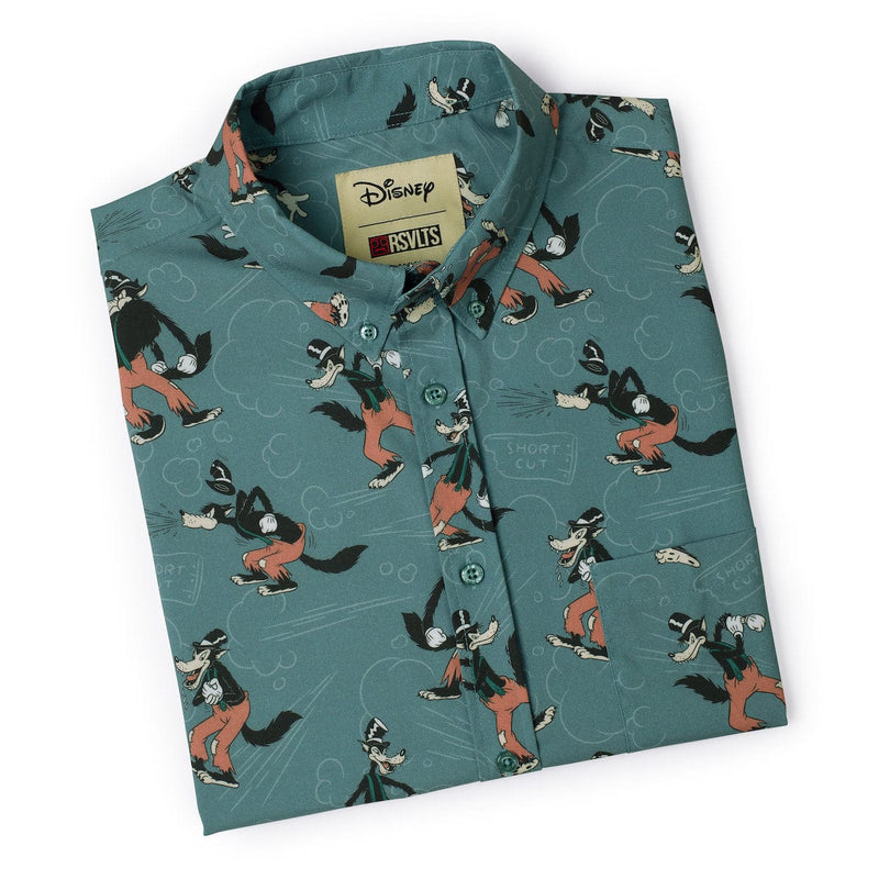 RSVLTS Huffin’ and Puffin’ KUNUFLEX Short Sleeve Shirt in Blue — detail 8