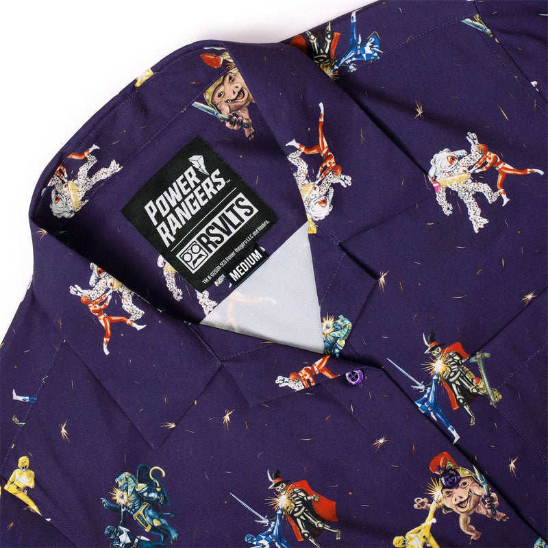 RSVLTS May the Power Protect You Women's KUNUFLEX Short Sleeve Shirt in Purple — detail 2