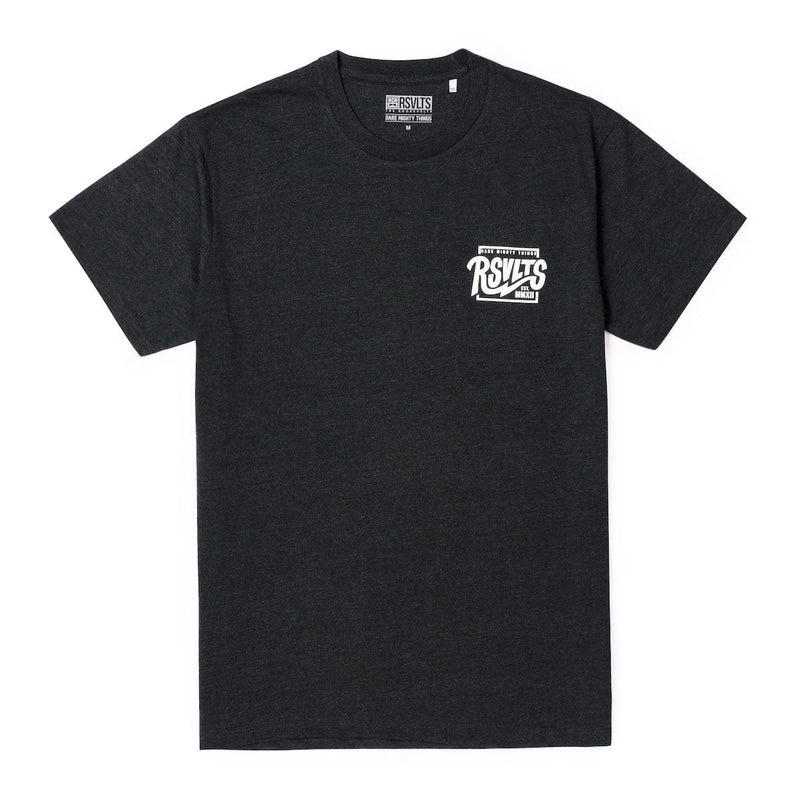 RSVLTS The Wave Crewneck Tee in Black — detail 4