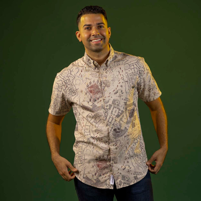 RSVLTS Mischief Managed KUNUFLEX Short Sleeve Shirt — detail 2