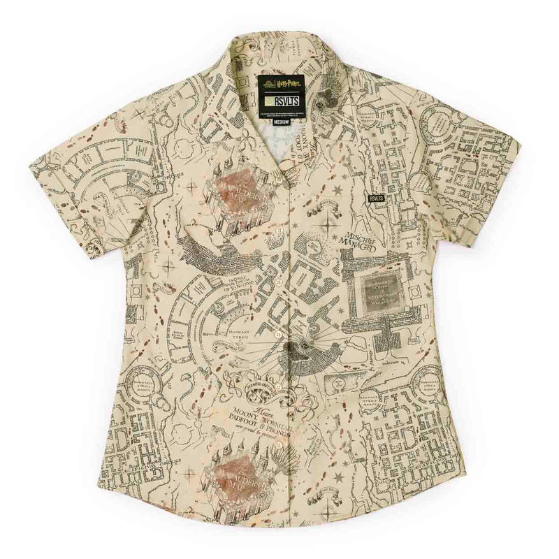 RSVLTS Mischief Managed Women's KUNUFLEX Short Sleeve Shirt — detail 2