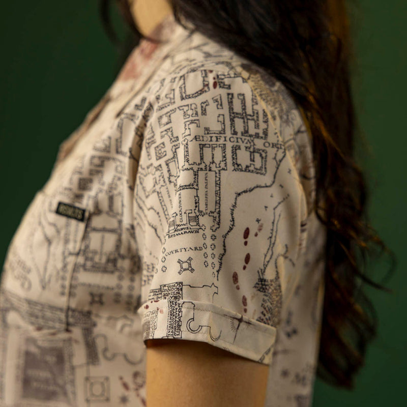 RSVLTS Mischief Managed Women's KUNUFLEX Short Sleeve Shirt — detail 5
