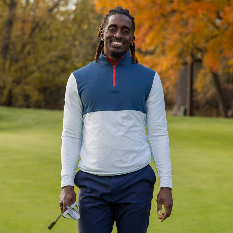 RSVLTS Broad Stripes Quarter Zip — detail 2