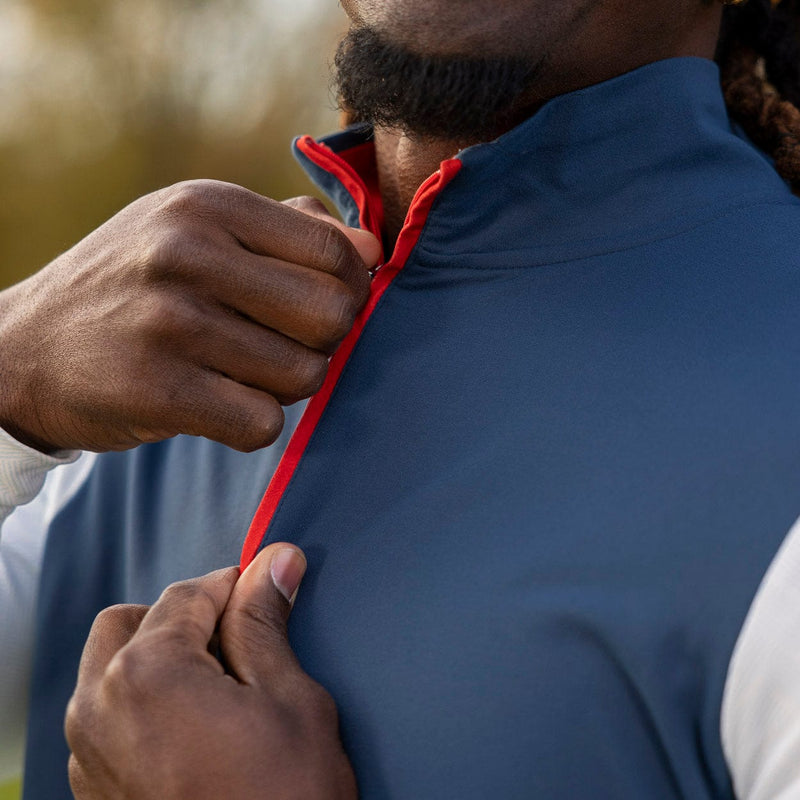 RSVLTS Broad Stripes Quarter Zip — detail 8