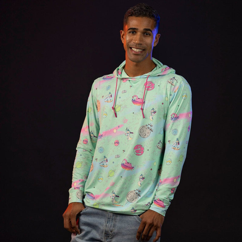 RSVLTS Boba Fett's Debut Performance Hoodie in Green — detail 2