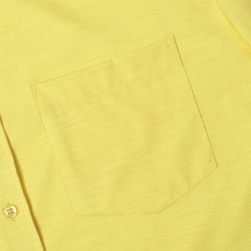 RSVLTS Extreme Solar Flare KUNUFLEX Short Sleeve Shirt in Yellow — detail 6