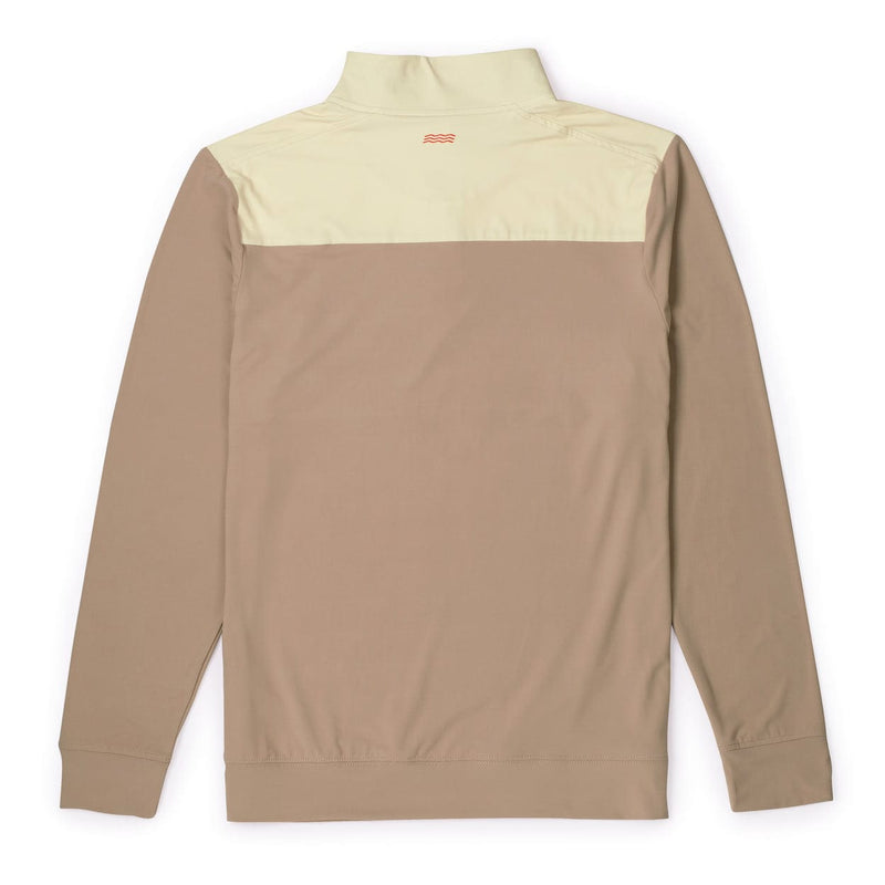 RSVLTS Zona Zip Quarter Zip in Brown — detail 3