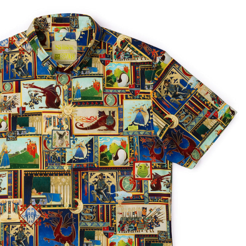 RSVLTS Tale as Old as Slime KUNUFLEX Short Sleeve Shirt in Brown — detail 2