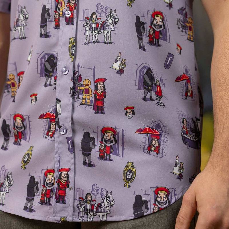 RSVLTS Short Lord KUNUFLEX Short Sleeve Shirt in Gray — detail 5