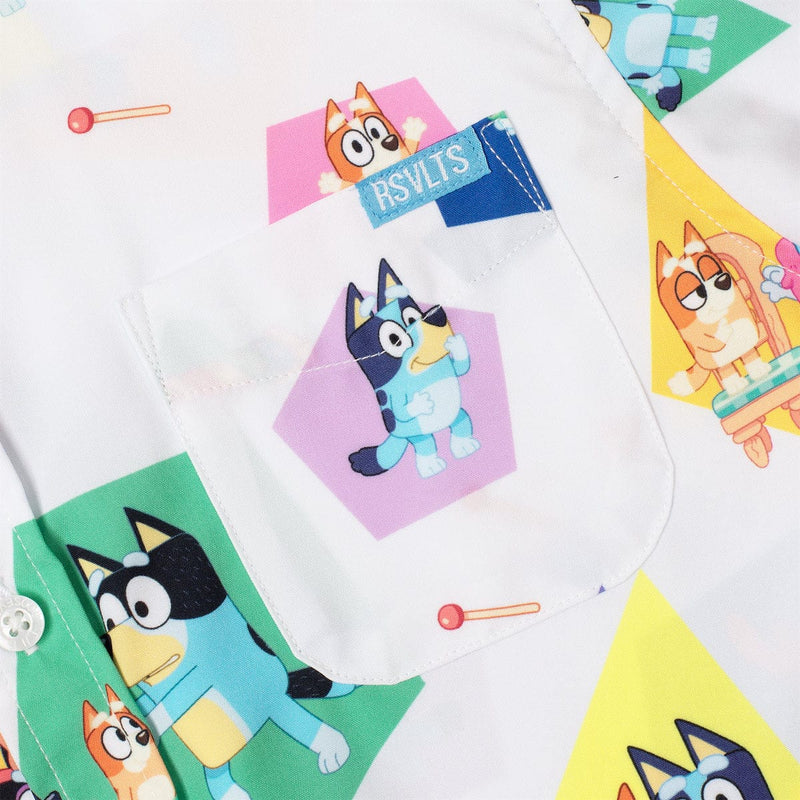 RSVLTS Magic Xylophone Youth KUNUFLEX Short Sleeve Shirt in Multicolor — detail 2