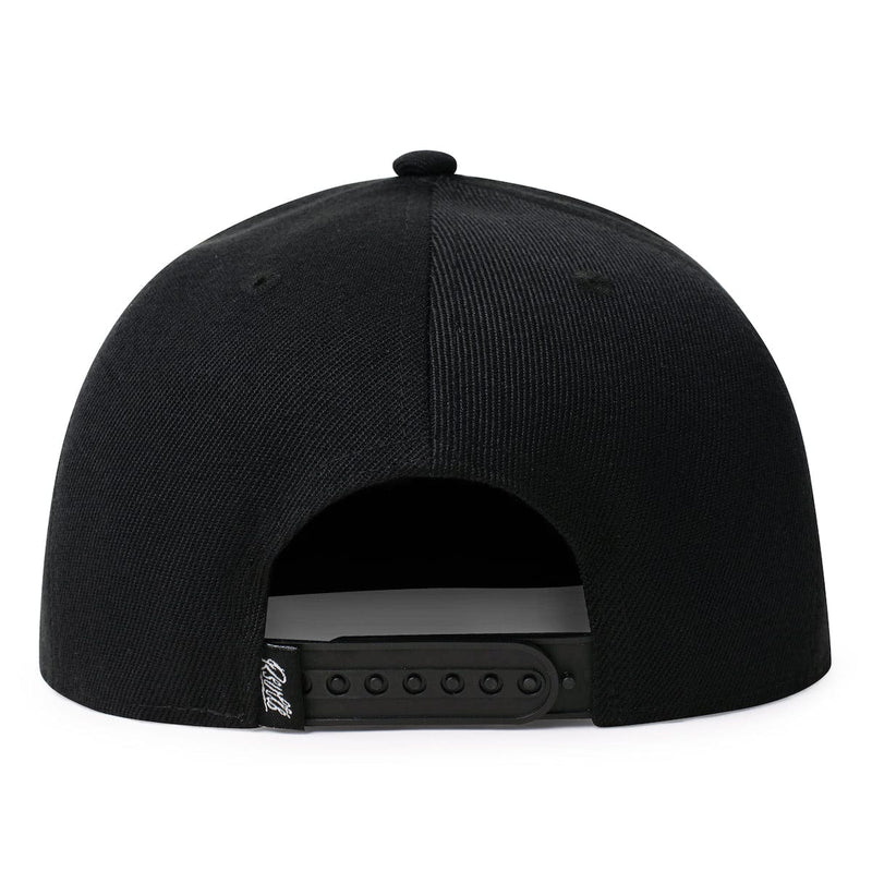 RSVLTS Interlocking USA (Black & White) TLB Hat — detail 3