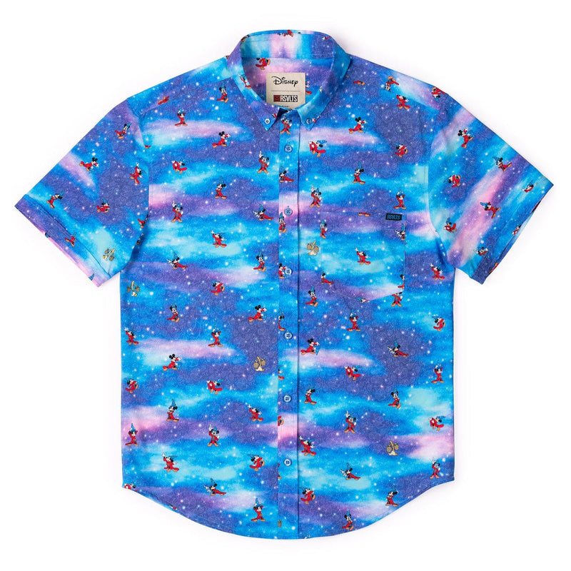 RSVLTS Lil Apprentices KUNUFLEX Short Sleeve Shirt in Blue — detail 2