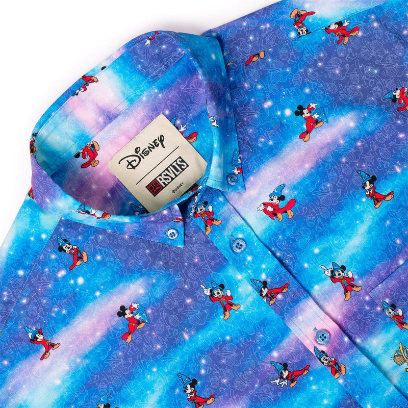 RSVLTS Lil Apprentices KUNUFLEX Short Sleeve Shirt in Blue — detail 4