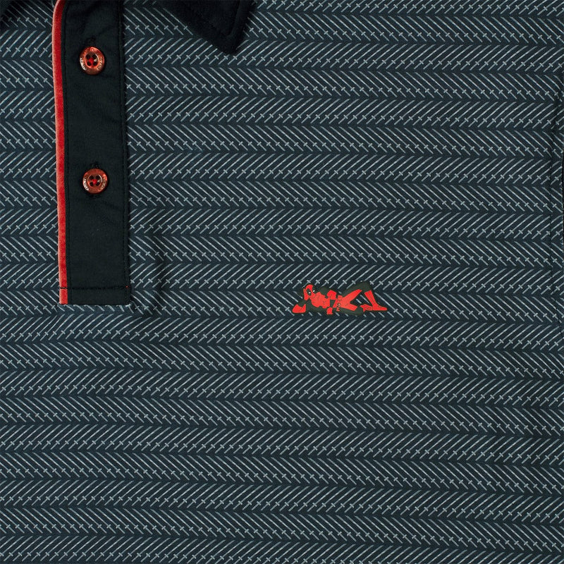 RSVLTS Wicked Slice All-Day Polo in Black — detail 2