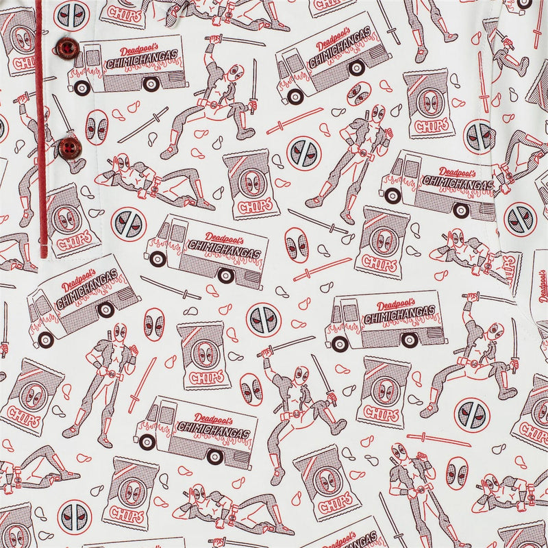 RSVLTS Chips and Chimi All-Day Polo in Red — detail 2