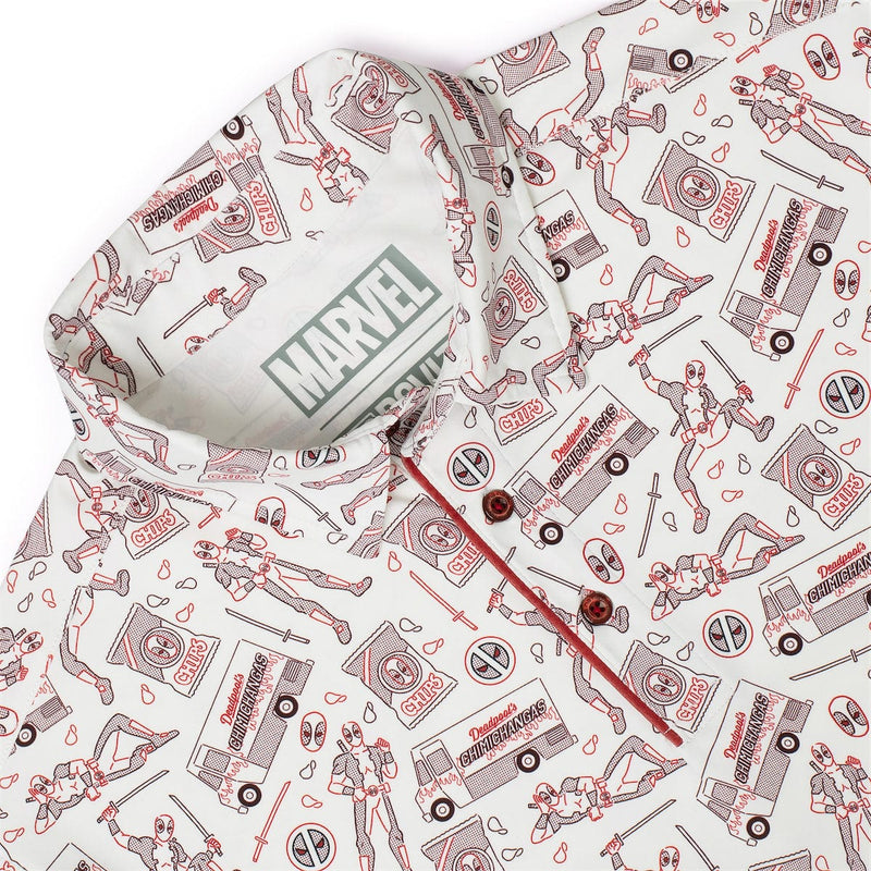 RSVLTS Chips and Chimi All-Day Polo in Red — detail 4