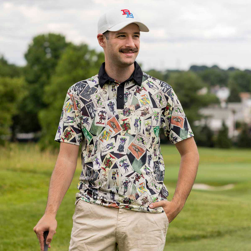 RSVLTS Calling Card All-Day Polo in Multicolor — detail 3