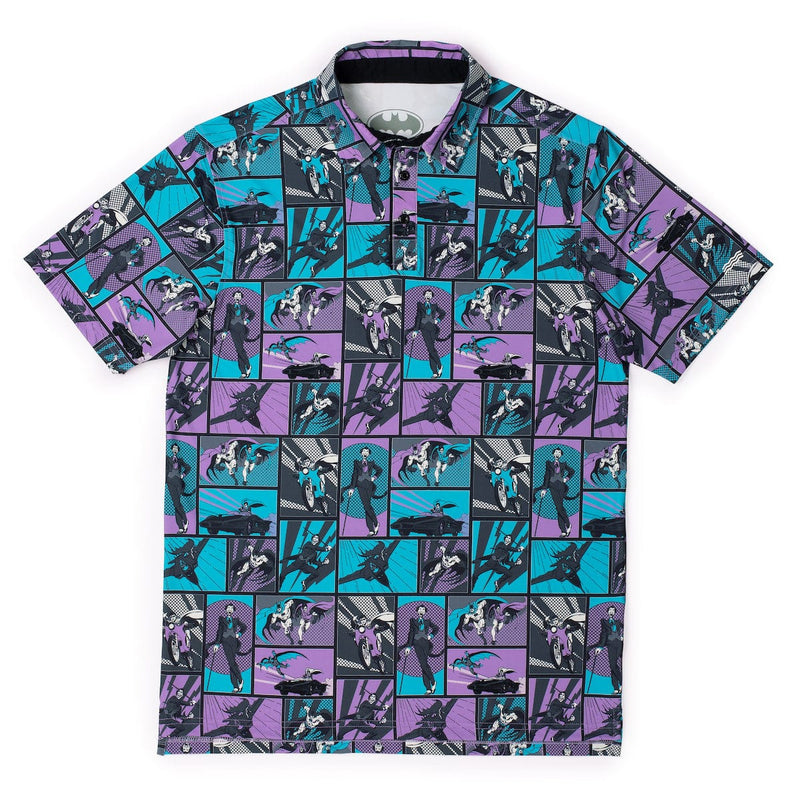 RSVLTS Funny Papers All-Day Polo in Blue — detail 2